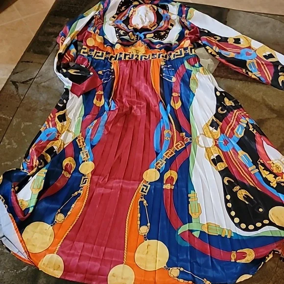 My Sexy Styles by Jainmy Martinez MILAN PLEATED SKIRT DRESS NWT XL - Picture 6 of 7